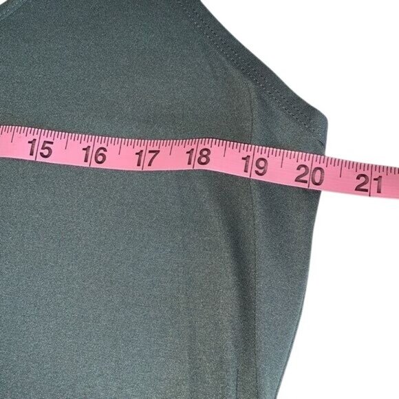 Xersion Womens Racerback Tank Top L Green Lightweight Athletic Activewear 100% P - Picture 9 of 9